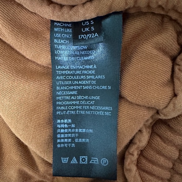 Free People Dolman Quilted Jacket Womens Small Burnt Orange Zip Up Mock Neck - Picture 9 of 11